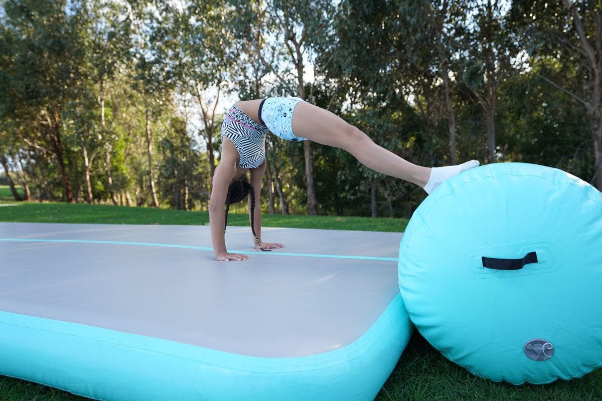 Inflatable Gymnastics Air Mat Set – 3pcs with Electric Pump - Image 4